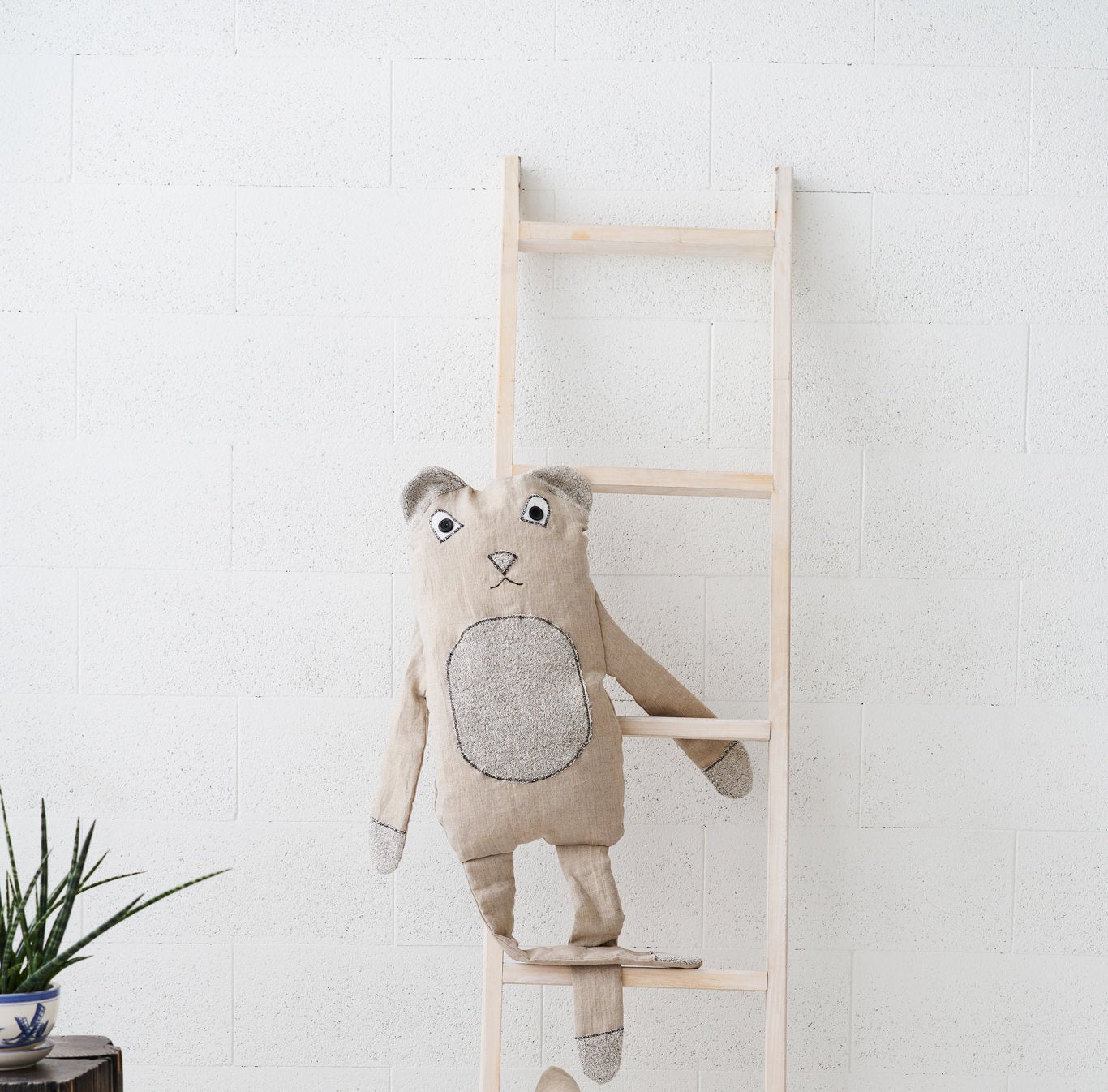 Linen Soft Teddy Bear  Toy